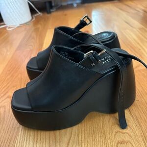 Gentle Touch Platform Sandals